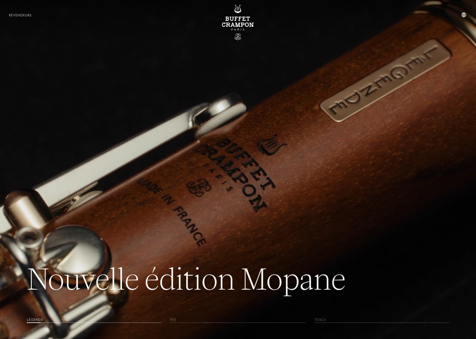 Buffet Crampon website